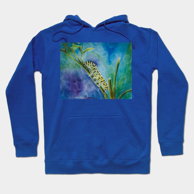 Caterpillar Hoodie by teenamarie23art